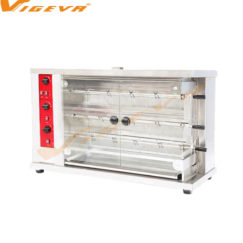 High quality gas vertical chicken rotisserie /chicken rotisserie oven