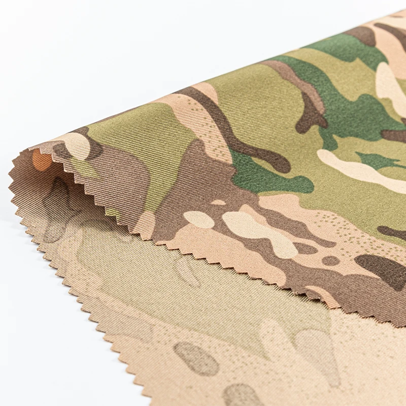 Camouflage 100%Polyester Twill Fabric MTP Tactical Gears Uniform Camo Print Anti Tearing Worker Wear