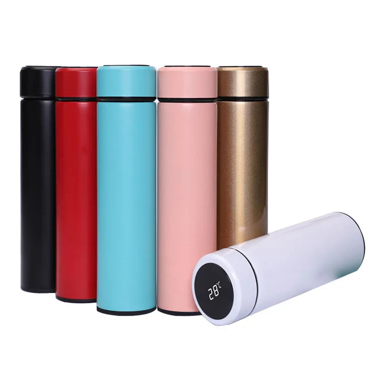 Smart Water Bottle To Drink Water Stainless Steel Water Bottle Lcd Temperature Display Vacuum Flasks