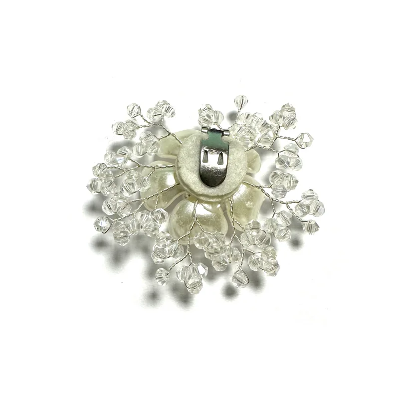 Factory direct sales of 6*6cm hand-wire shoes clip flowers, shoes decorative flowers wedding shoes decorative flowers