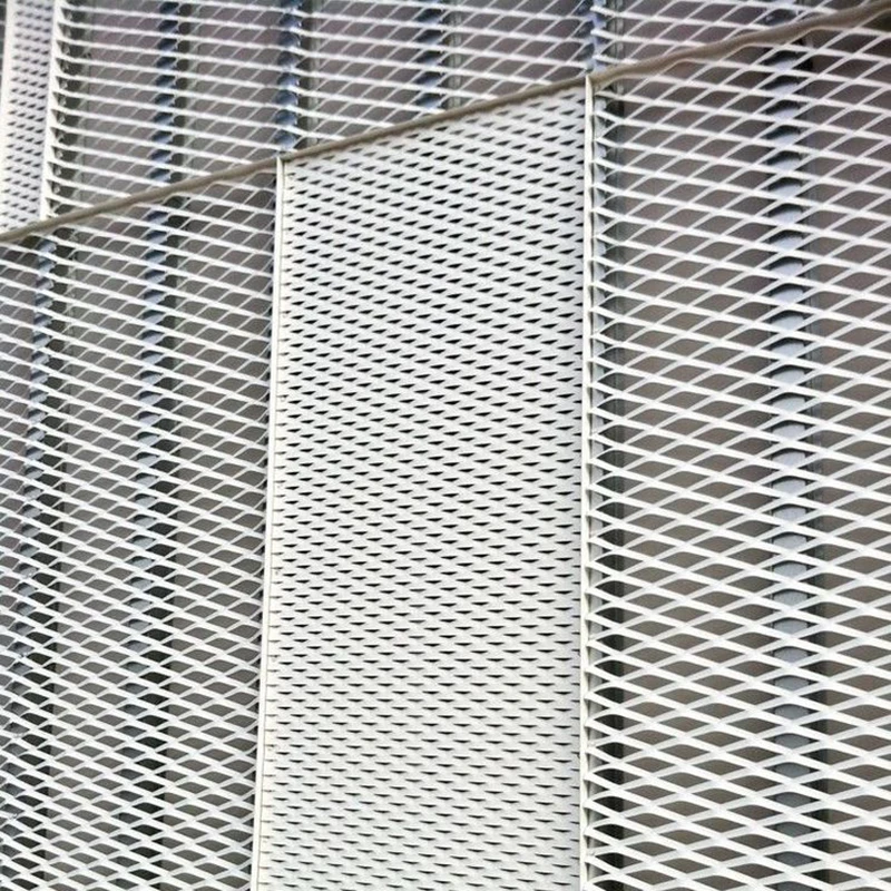aluminium thick stretch expanded mesh high security aluminium expanded mesh Factory Wholesale Customized Aluminum Mild Steel