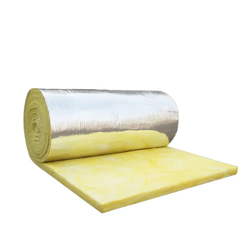 Fireproof Fiberglass Insulation Roll Aluminum Foil-Faced Thermal Insulation Wool Rock Aerogel Glass-Insulates Fire Resistance