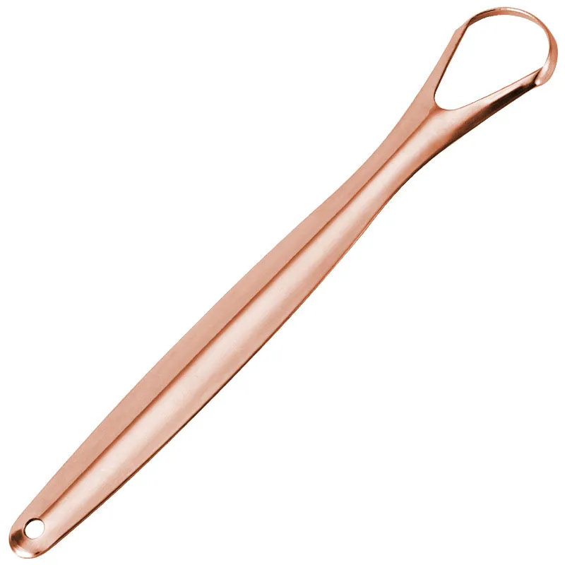 
Tongue scraper Stainless steel oral cleaning Tongue coating Both sides of the tongue can be washed in rose gold 