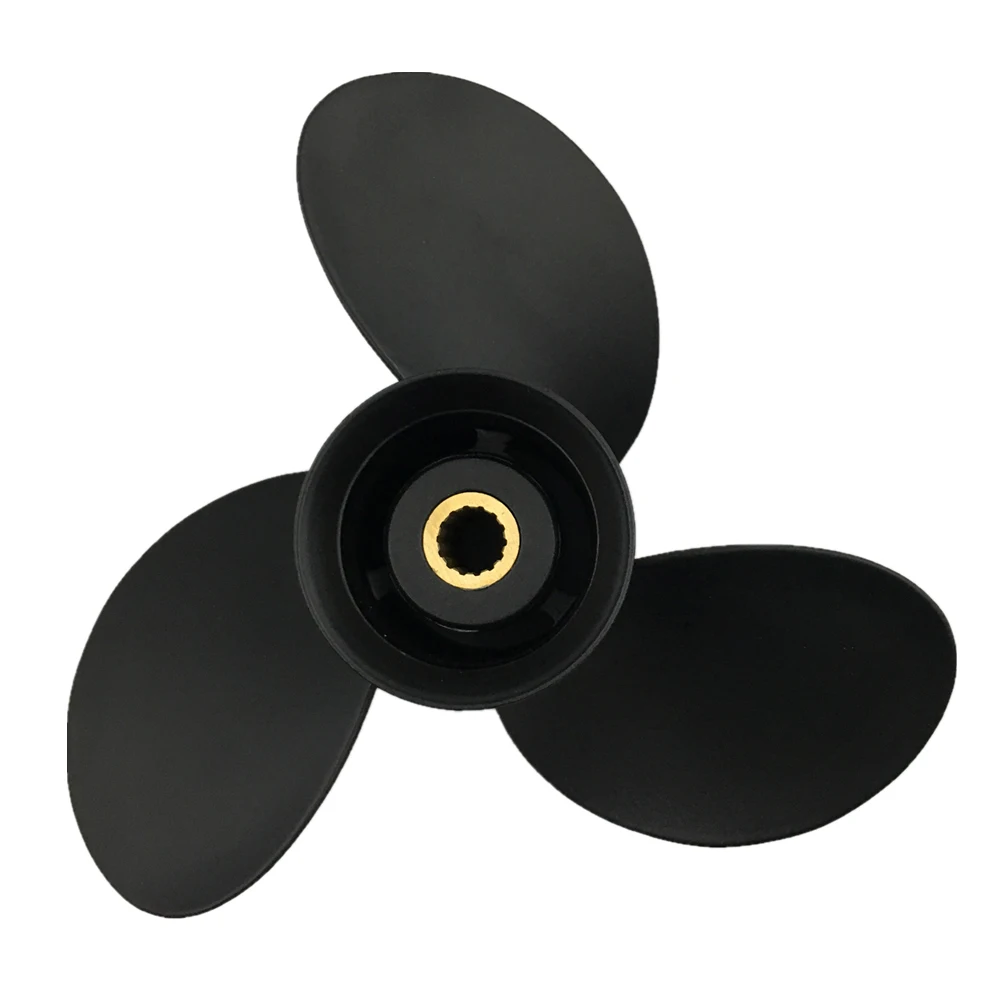 Marine Propeller 9.3 x 9 matched with Tohatsu outboard motor 2 and 4 stroke 9.9 12 15  18 20 hp OEM 3BAB64518-0