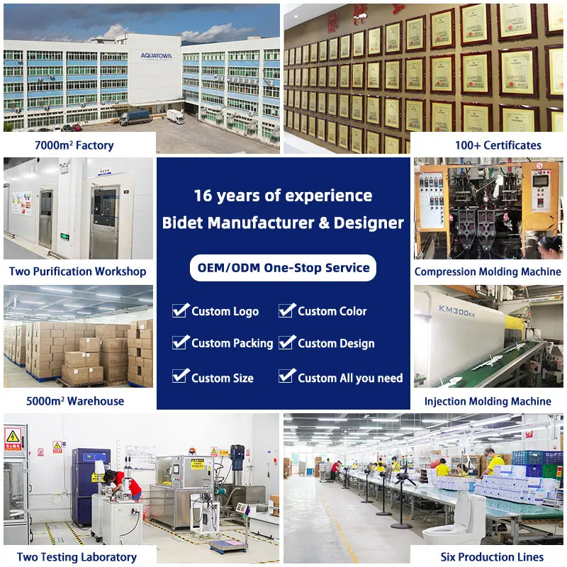 Manufacturer Removable Detachable Shattaf Bide OEM/ODM Manual Toilet Bidet Latest Smart Bidet De Toilette