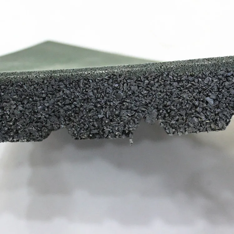 
Indoor crossfit home gym rubber floor tiles 