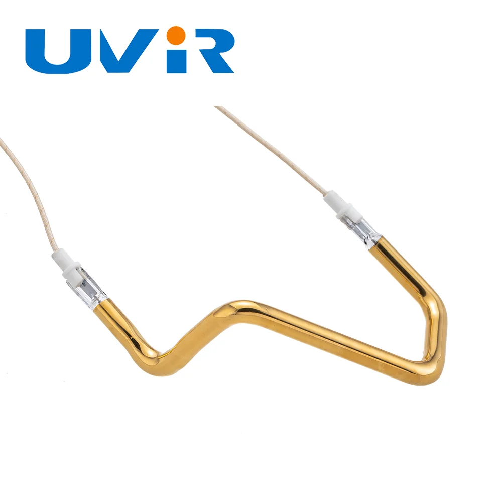 OEM 230V 1050W gold reflector halogen infrared heating lamp heater element