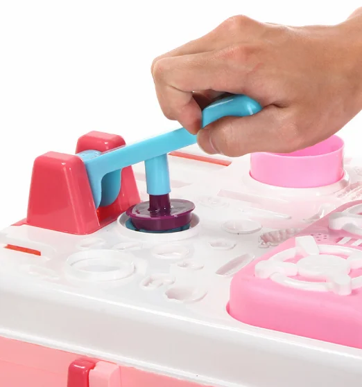  2 в 1 обучающая игрушка-робот playdough аксессуары инструменты diy лапши мощная машина для создания мороженого музыкальным светом играть обувь сапоги до середины голени с раковина