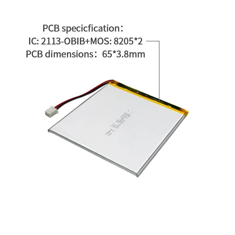 Custom Batteries Lithium Ion High Capacity UFX 388085 3800mAh 3.8V With Certificate For Tablet Computer
