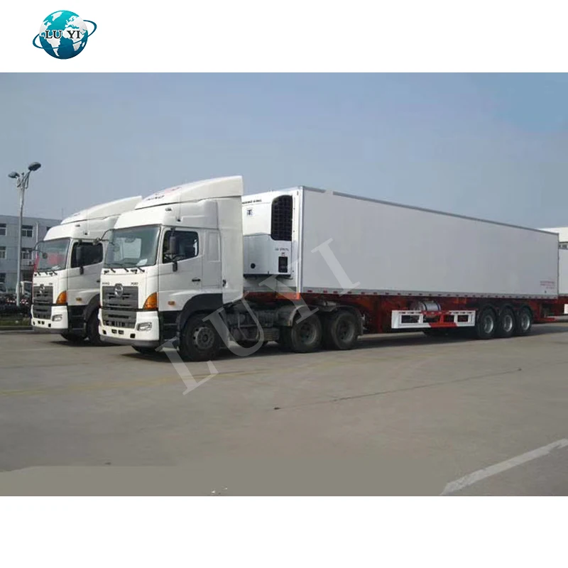 New 40 foot refrigerated container for transporting frozen and refrigerated goods semi trailer