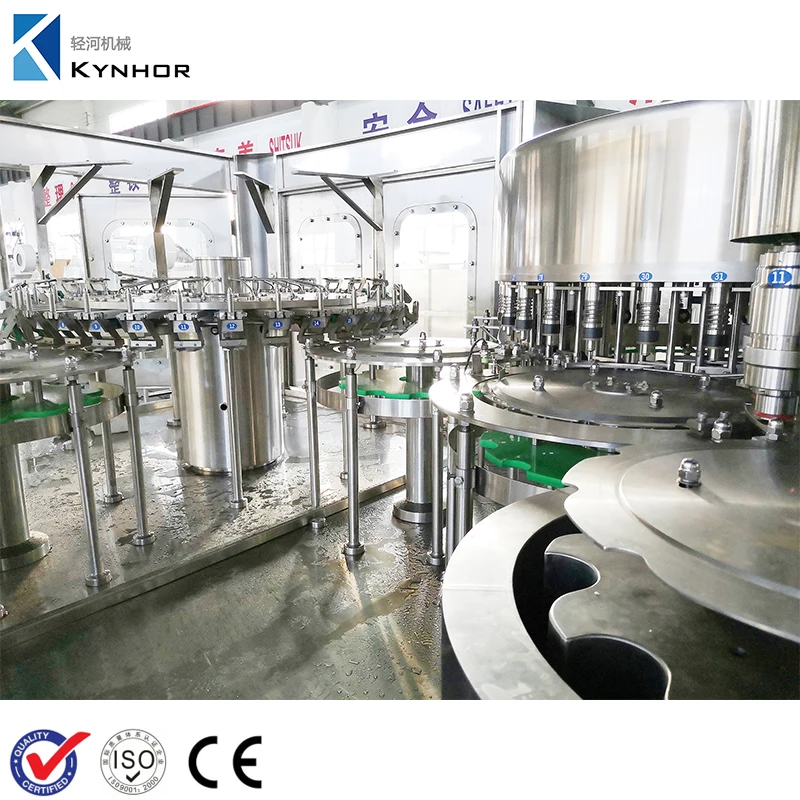 Rotary Type soda Water Bottling Filling Machine/small scale carbonated drink filling equipment with high quality