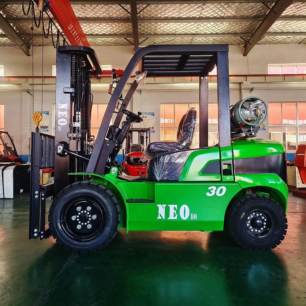 China factory price Gasoline LPG diesel forklift 2.5t 3ton 3.5ton 4.ton lifting height 3-7m with GQ 4Y or Nissan K21 engine