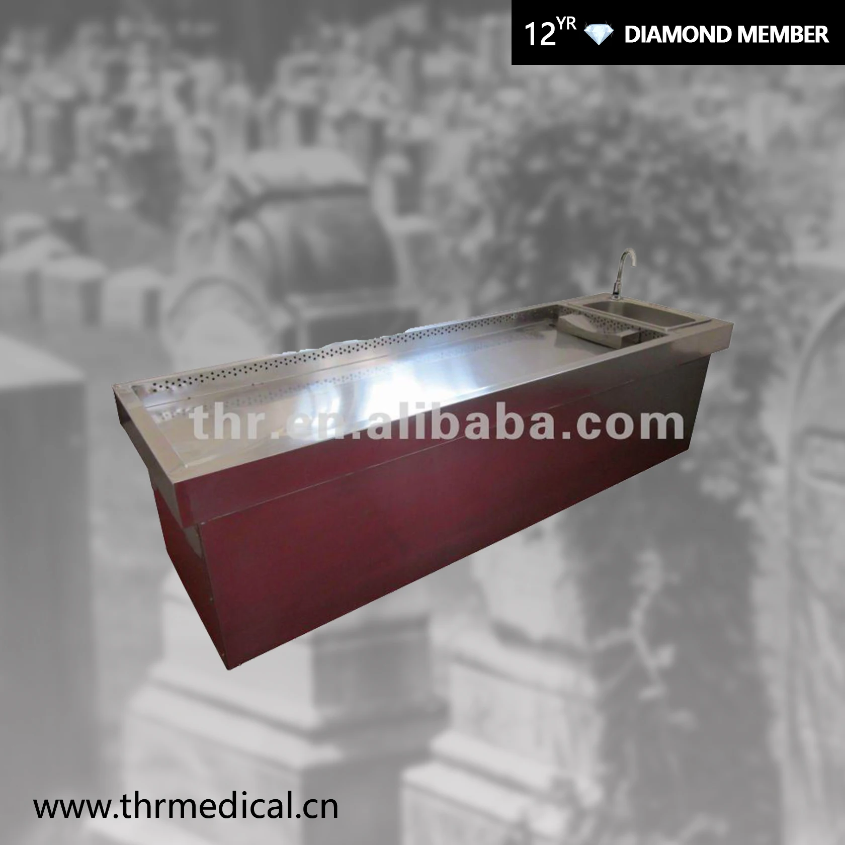 THR-106 professional high quality Funeral Automatic Embalming Table