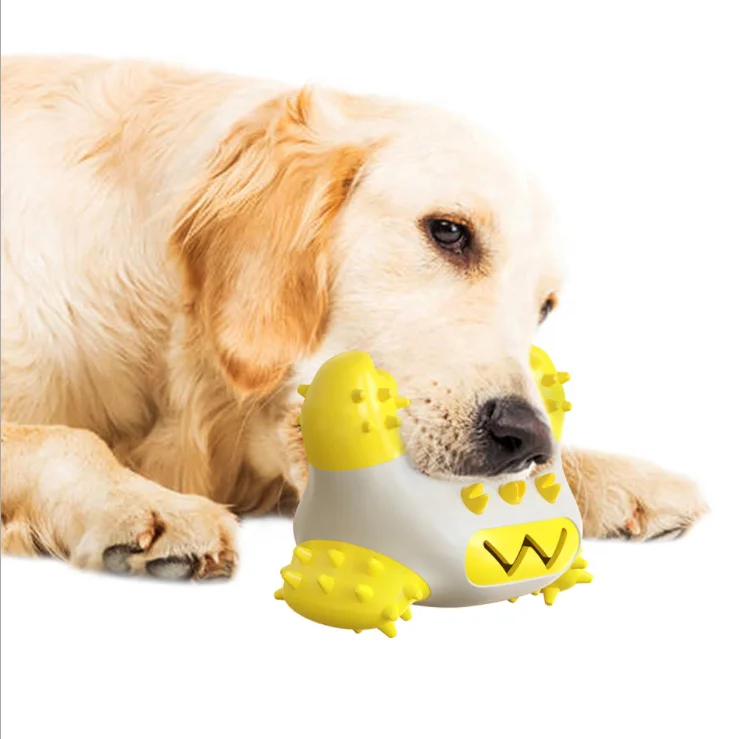 Factory New Design Crab Shape Pet Toothbrush Teeth Cleaning Molars Dog Chew Toy