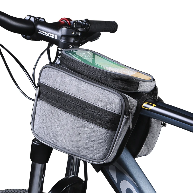1840 мл в британском стиле большей емкости непромокаемые сумка Аксессуары для хранения инструментов, крепящаяся на переднюю раму Велоспорт карманов для приготовления пищи на воздухе верхний мешок для труб