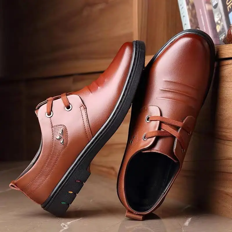 
 Искусственная кожа 2021 мужская деловая обувь без шнуровки Туфли-оксфорды; Повседневные и нарядные Мокасины мужские модельные туфли в деловом стиле туфли и туфли-оксфорды  