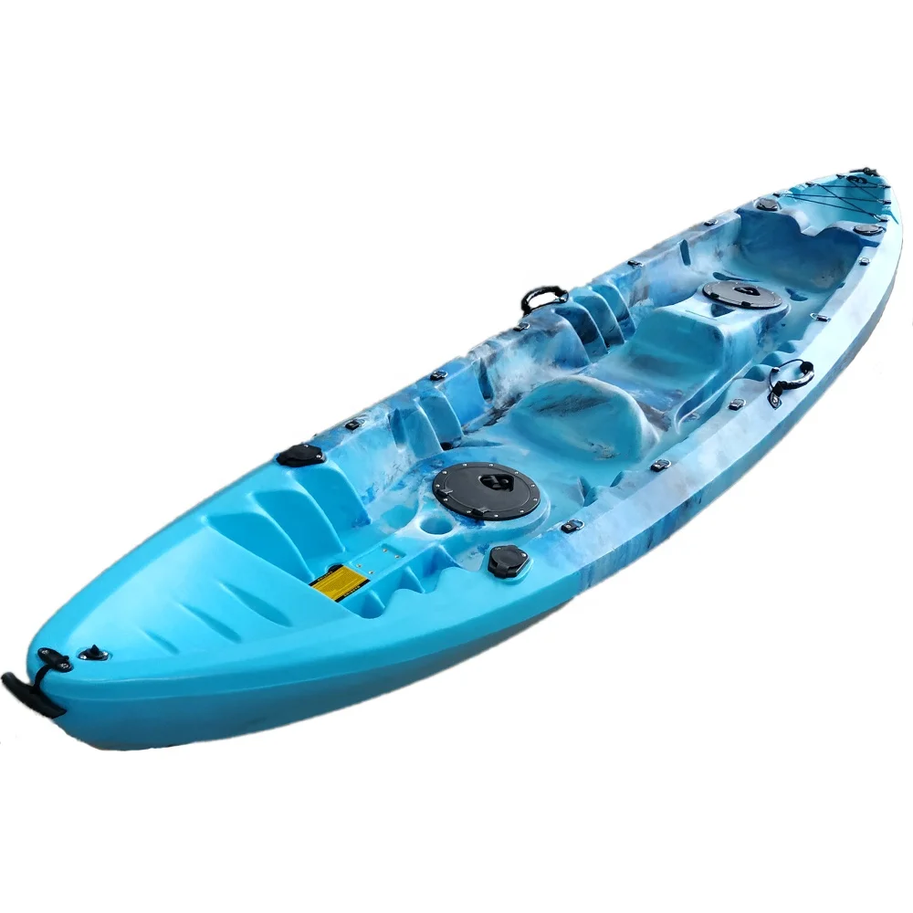 Plastic Boat 2 People Kayak Fishing Kayak 3 Seat Kayak