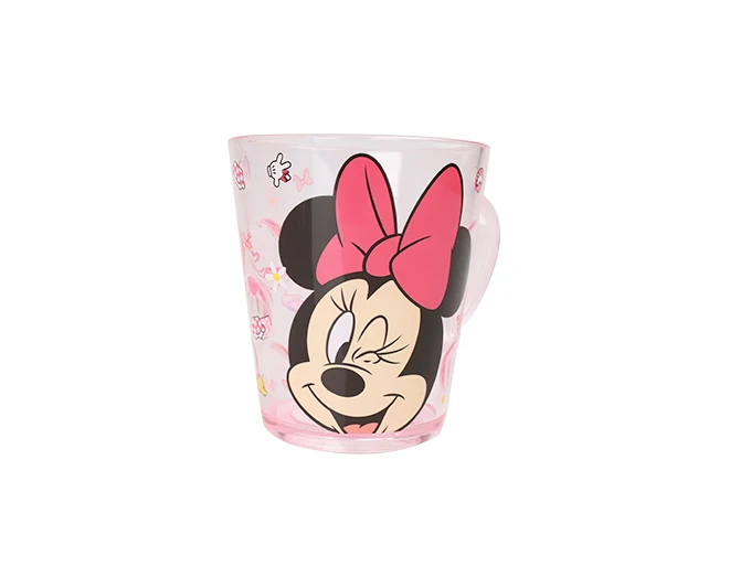 Disney Mickey crystal cup tableware transparent cup mugs Drinking Cup Children water glasses