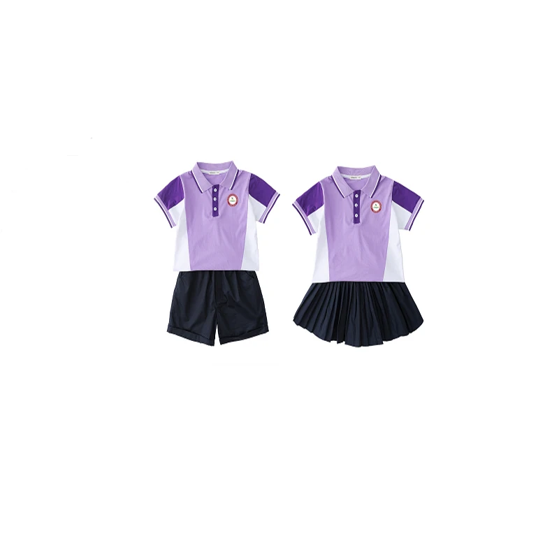 OME Factory Custom Design Kindergarten School Uniform Polo Shirt Set Summer  Primary School Uniform Sports Wear