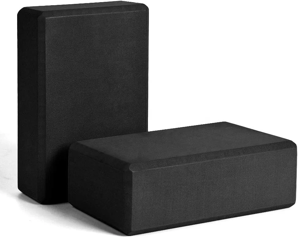 Factory price black eva yoga blocks with design