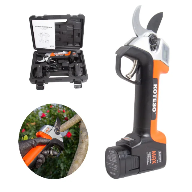 Cordless Electric Pruning Shears professional vineyard electric scissors 16.8V lithium pruning shears