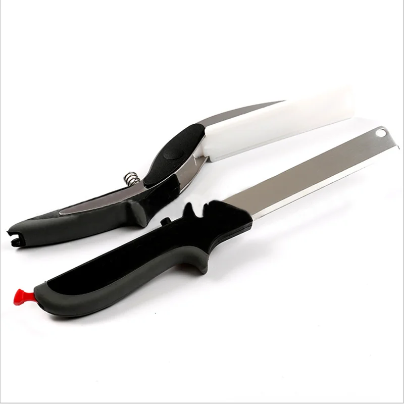 
Clever Kitchen Scissors Clever Food Chop Cutter With Cutting Board 