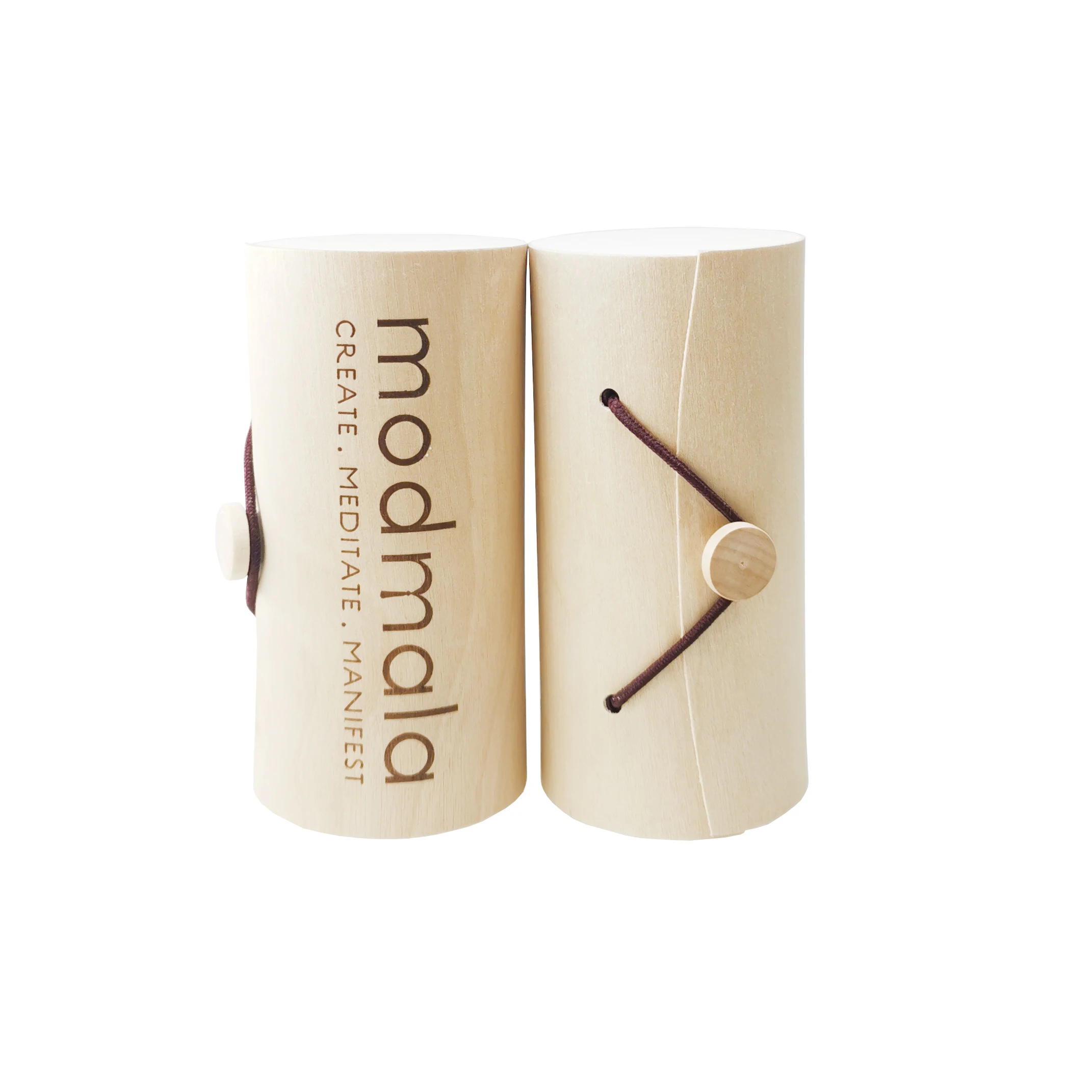 Custom Cork Bark Packing Wood Box New Style Round Storage Wooden Box Tea Cosmetics Gift Box