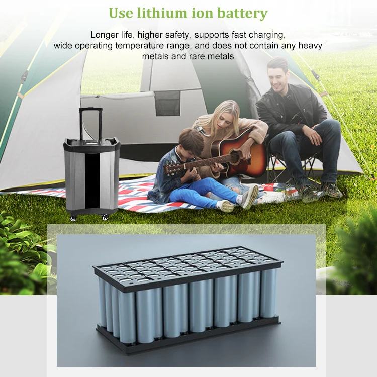 Rechargeable Backup Camping Lifepo4 2500Wh Portable Power Station Solar Generator for Home Healthcare energy storage