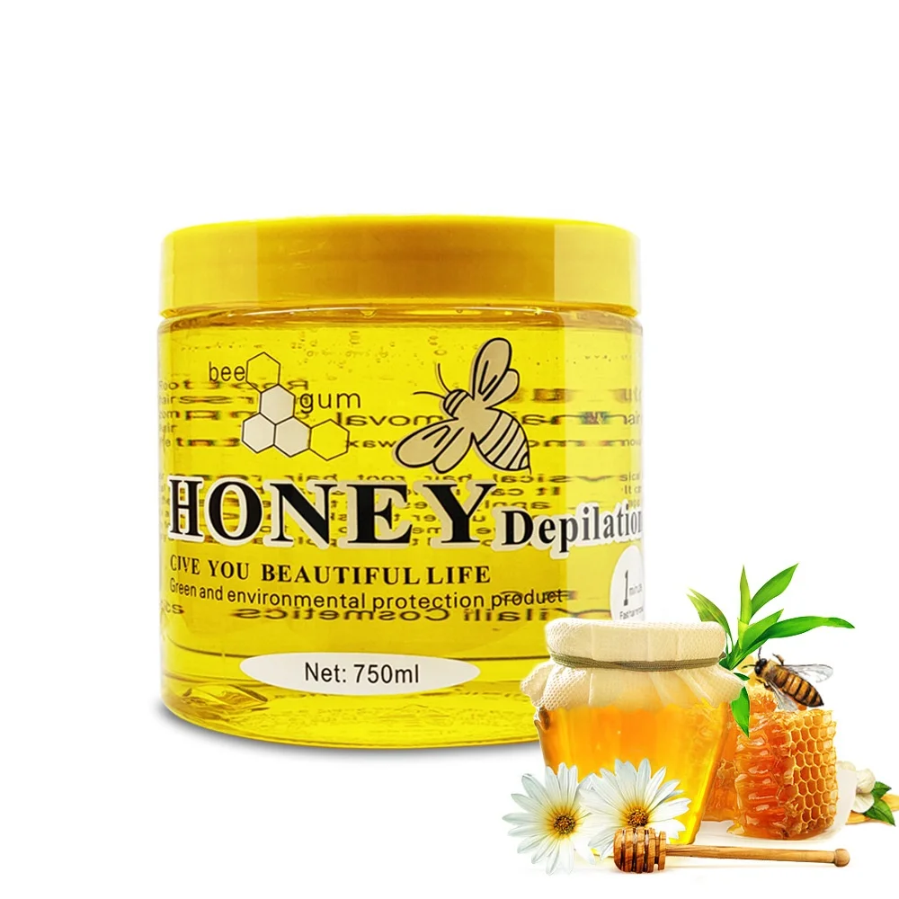Organic Honey Wax Hair Removal Depilation Soft Wax Body Arm Legs Private Area Armpit Painless Hair Removal Wax