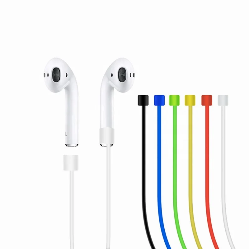 OEM Magnetic Anti Lost Wireless Earphone Hanging Rope Cable Lanyard For AirPods xiaomi huawei Silicone Lanyard cord TWS Headset