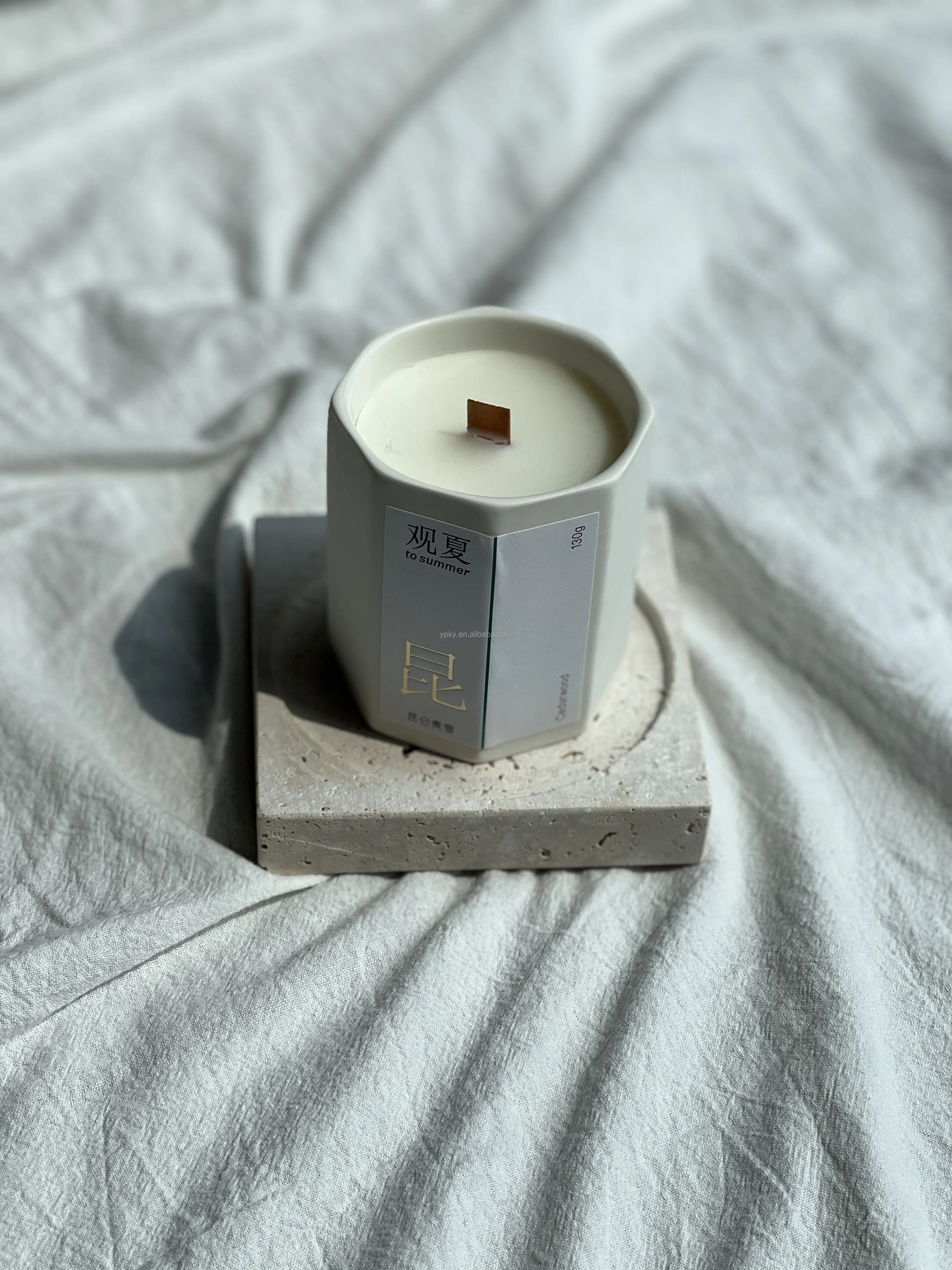 Luxury Coasters for Drinks Natural Travertine Coasters Precise Natural Marble Candle Coaster