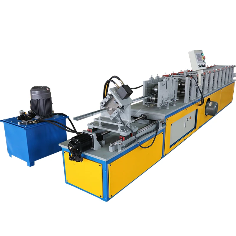 HAIDE Hot sales fully automatic C Channel shutter door roll forming machine