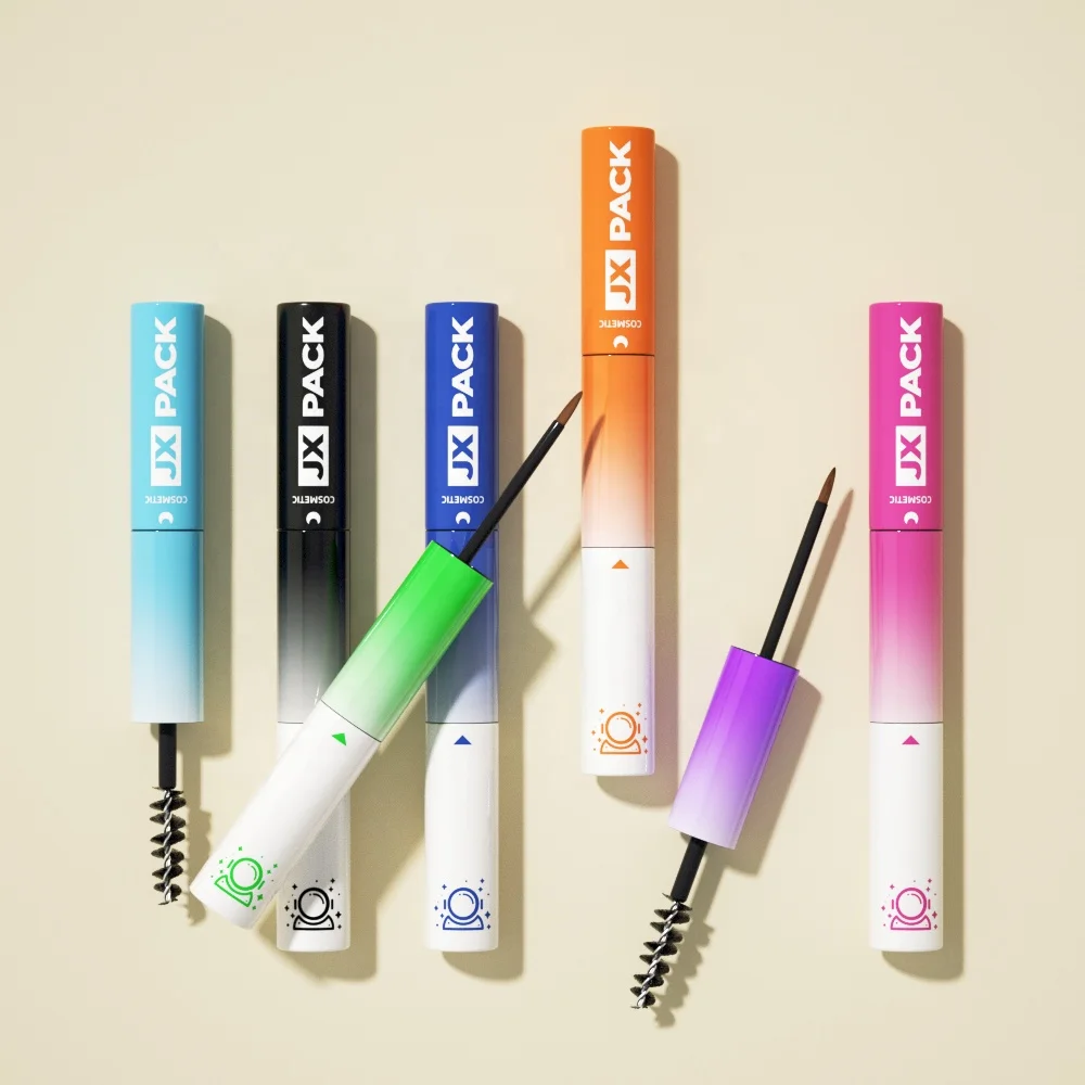 Роскошная пустая косметическая упаковка для увеличения объема ресниц тушь для ресниц пластиковые тюбики для блеска для губ наборы