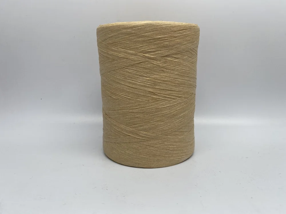 Paper bag Paper raffia For Crocheting Basket Weaving Knit Environmental Biodegradable Box Pack Gift 100% paper material products