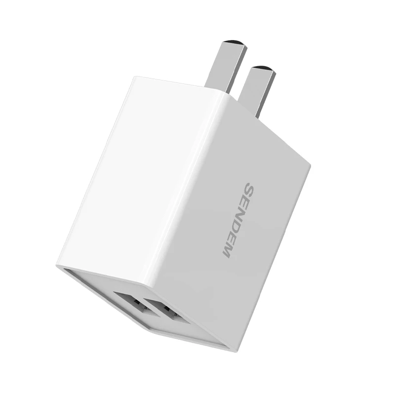 Портативное Сетевое зарядное устройство с двумя Usb-портами 3 4