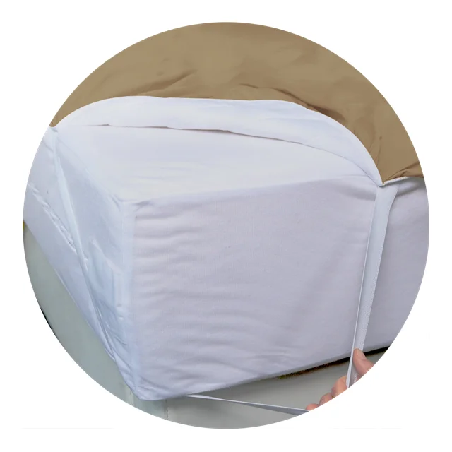 Высококачественная недорогая Стеганая юбка для кровати использования в гостиницах и больницах