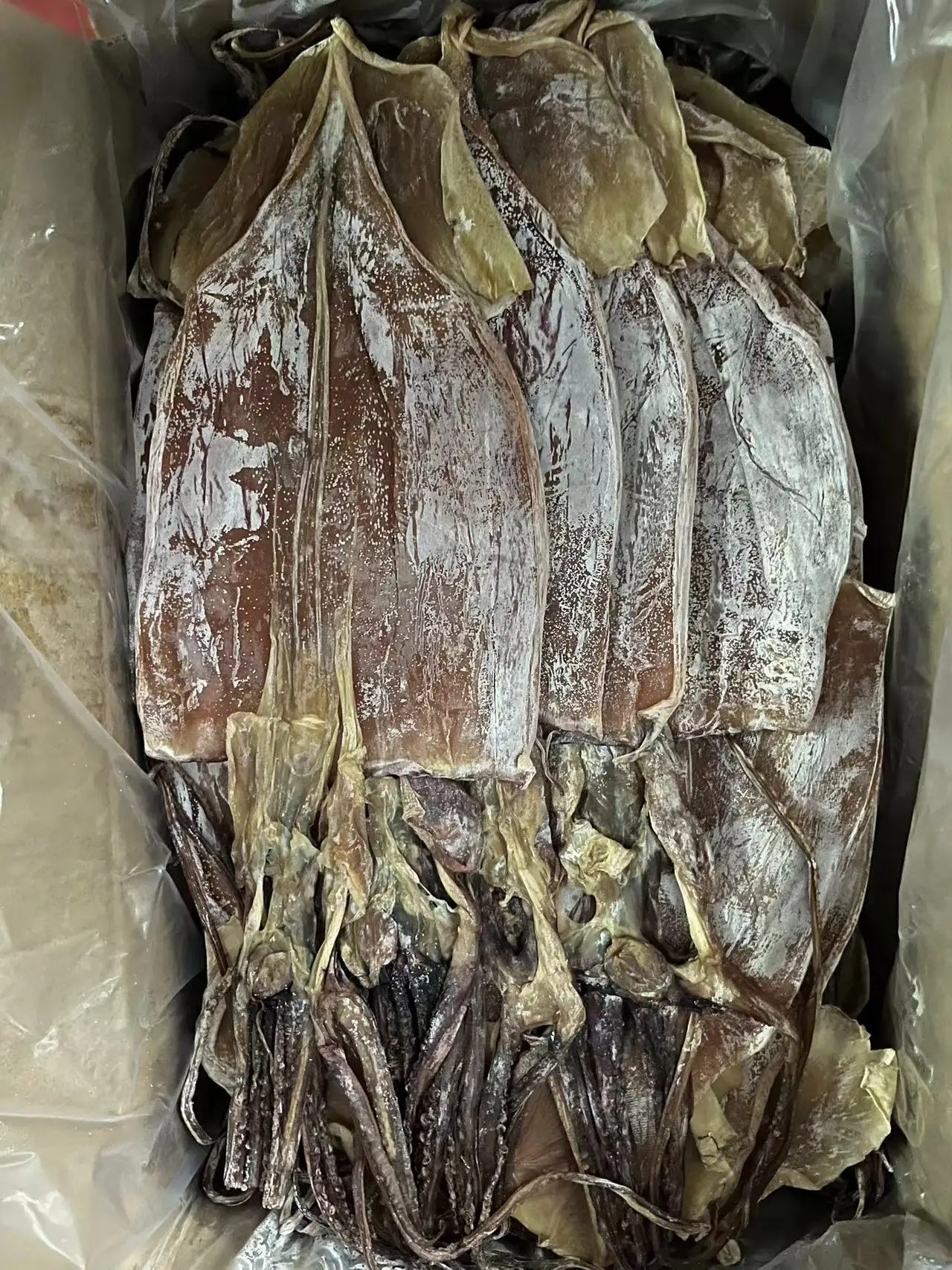 dried dosidicus gigas squid Factory price skin off  dried  peru squid 6- 8 pcs per kg
