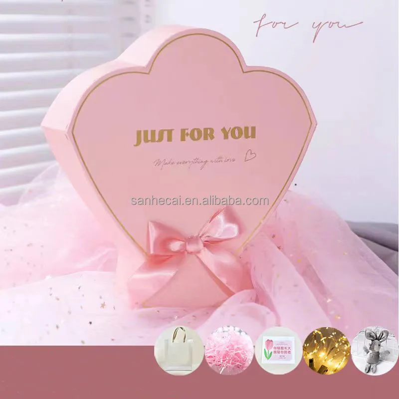 gift packaging floral arrangements box custom luxury paper bow bridesmaid roses bouquets cajas de regalo flowers boxes