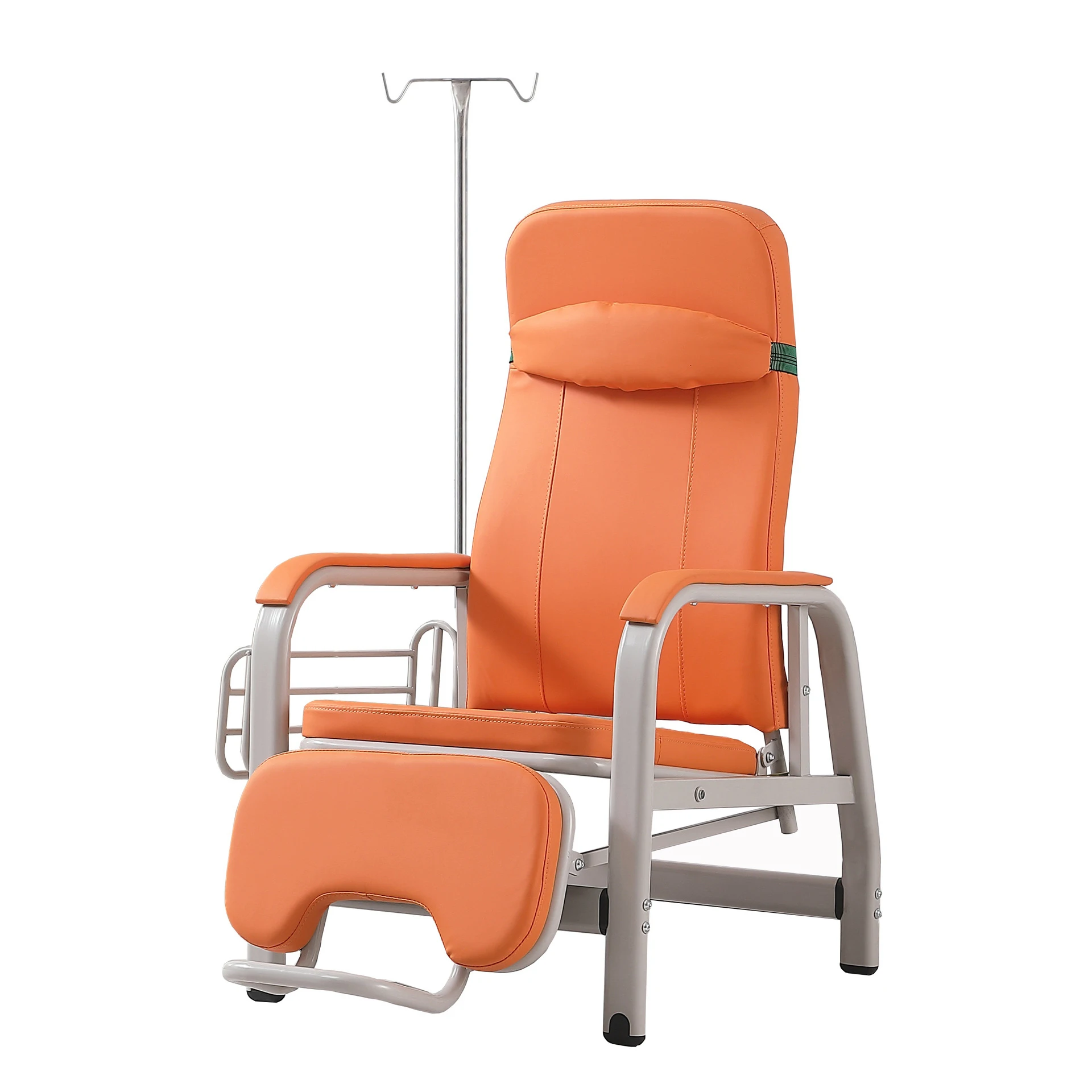 Customizable Medical Furniture Soft Cushion Adjustable Position Patient Reclining IV Stand Blood Transfusion Infusion Chair