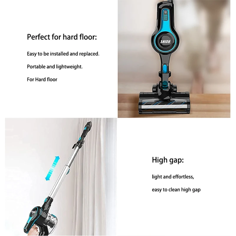 Shiny XL-619A 2022  Smart Cordless Strong Suction Aspirator With Mini Hepa Filter Vacuum Cleaner Similar Robot