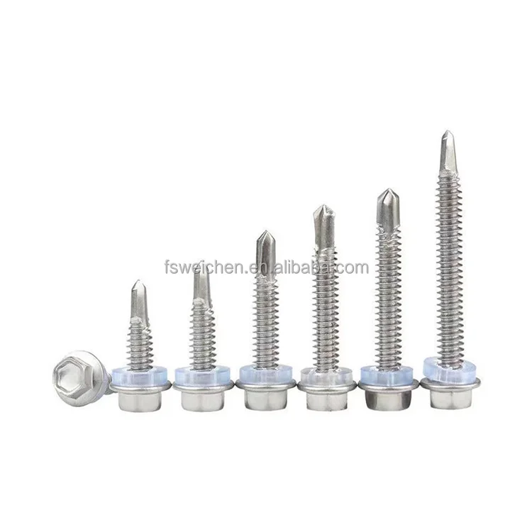 Stainless Steel Hex Washer Head Self Drilling Screws