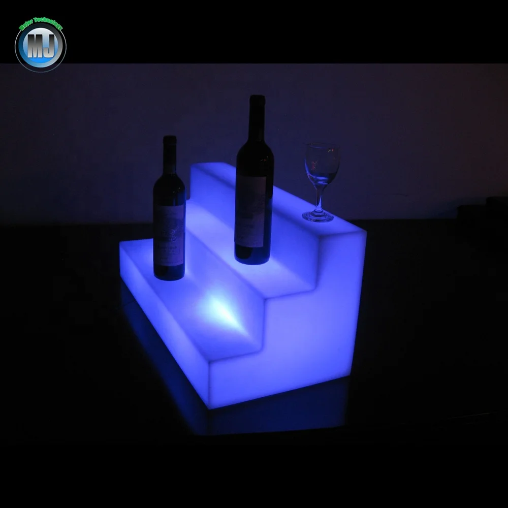 
Party Bar Decoration Battery Power Led Lighted Bar Shelf/Light Up Shelf/Led Wine Shelf 