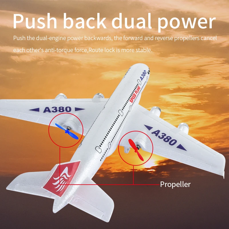 High-quality lighting EPP form remote control aircraft remote control toys suitable for children and adults