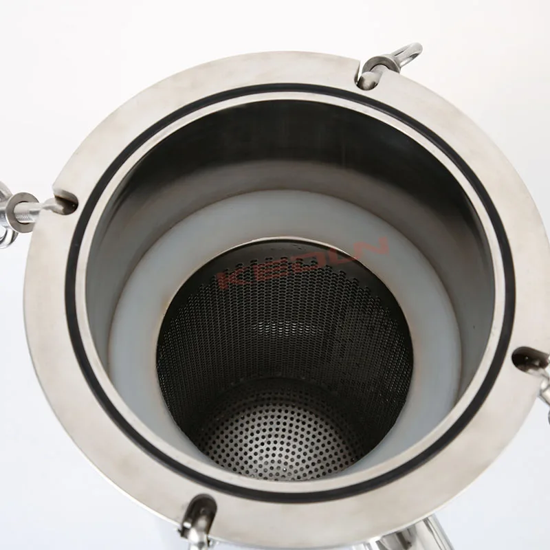 Filter Equipment Food Processing Water Filter Application Side Entry Bag Filter