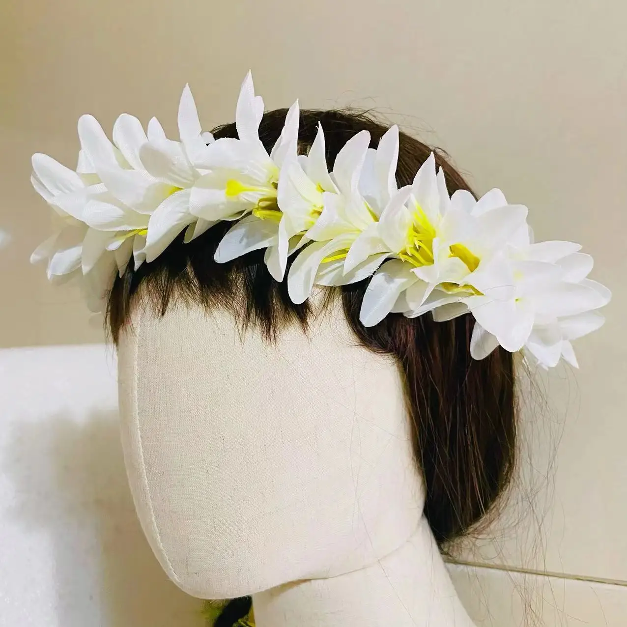 Cloth Lily flowers headleis Artificial tropical flower Island frangipani tiare hibiscus pin comb headband dancing party accessor