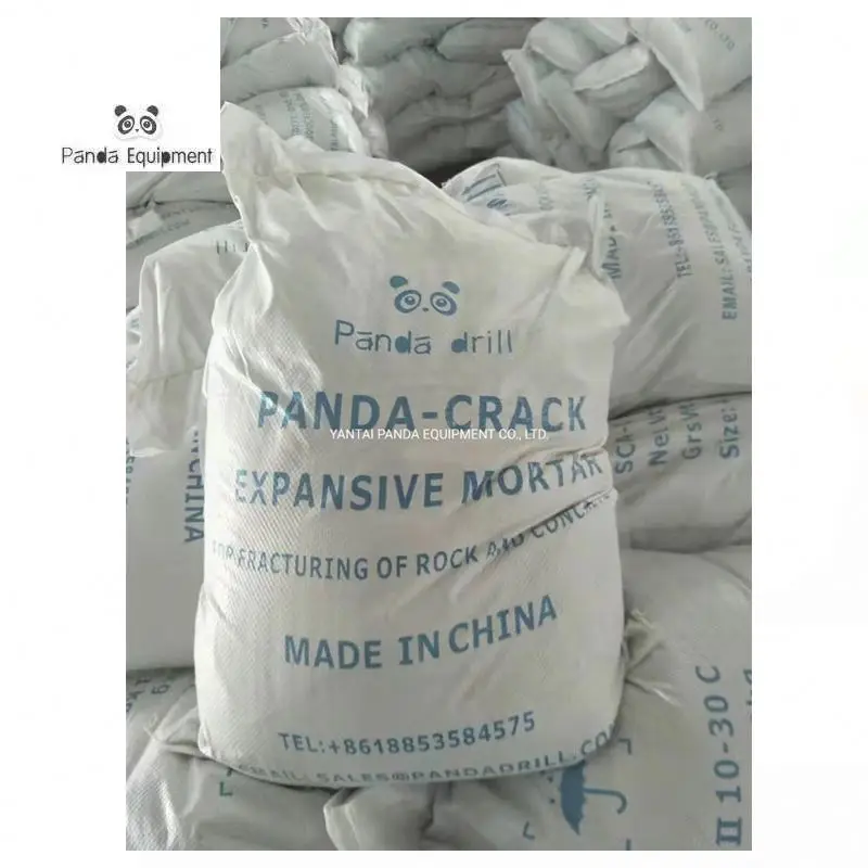 Non Explosive Rock And Concrete Blasting Chemical Soundless Cracking Agent Replace Explosives Cracking Powder