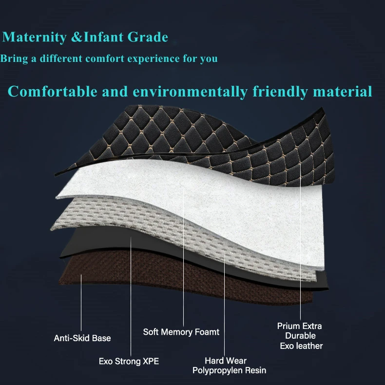 Diamond Car Mats Luxury 5D Waterproof All Climate Artificial Grass Custom Original Leather Car Matting