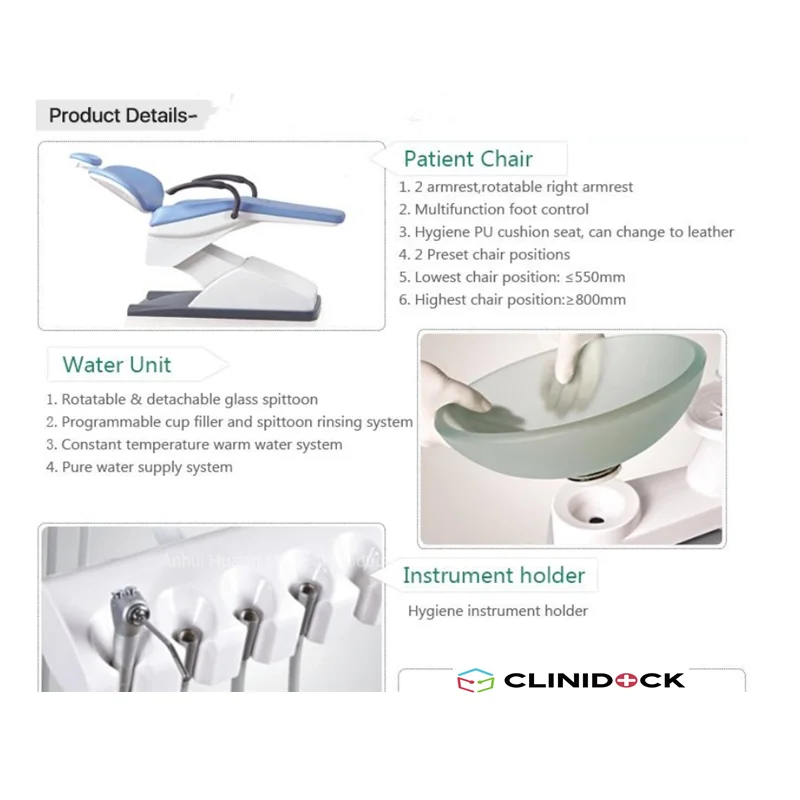 Top Sale and High Quality  Economic Type Dental Unit & Chair with Dentist tools