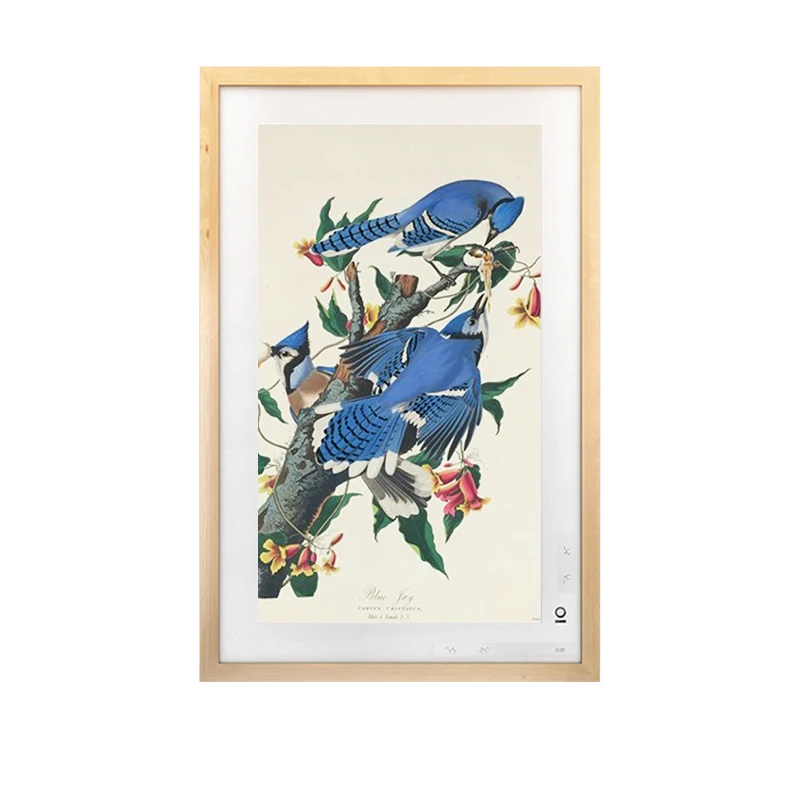 21.5' Black wooden photo Large size wifi full hd 1080P NFT lcd electronic art digital photo frame with remote control functions