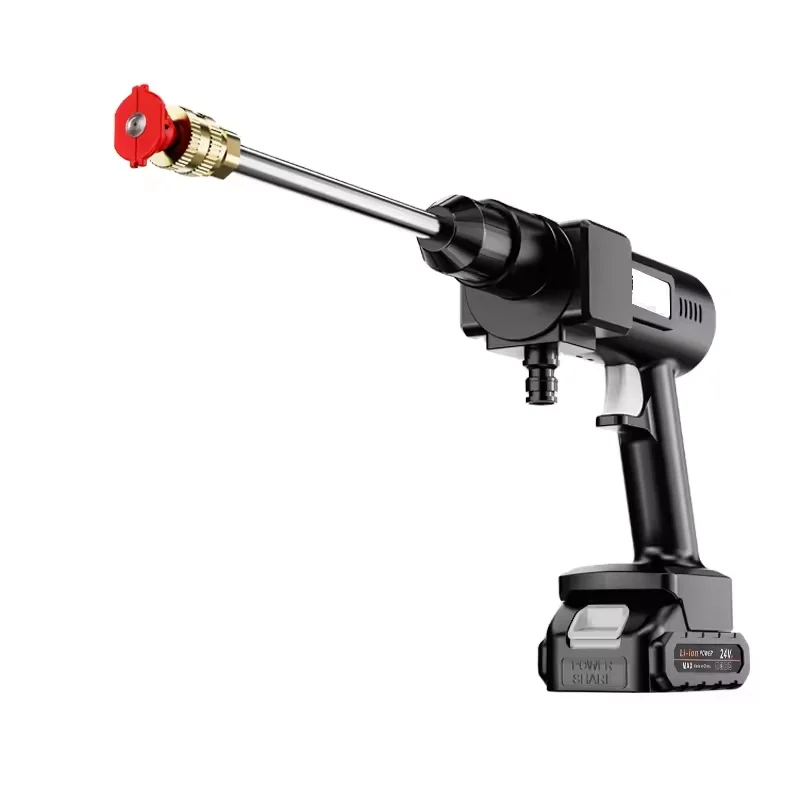 Factory Price 21V Lithium Battery Rechargeable Car Cleaner Wireless Handheld Auto Vacuum Portable Car Washing Gun